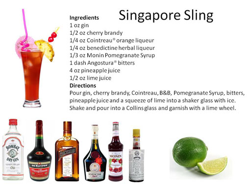 Singapore Sling recipe