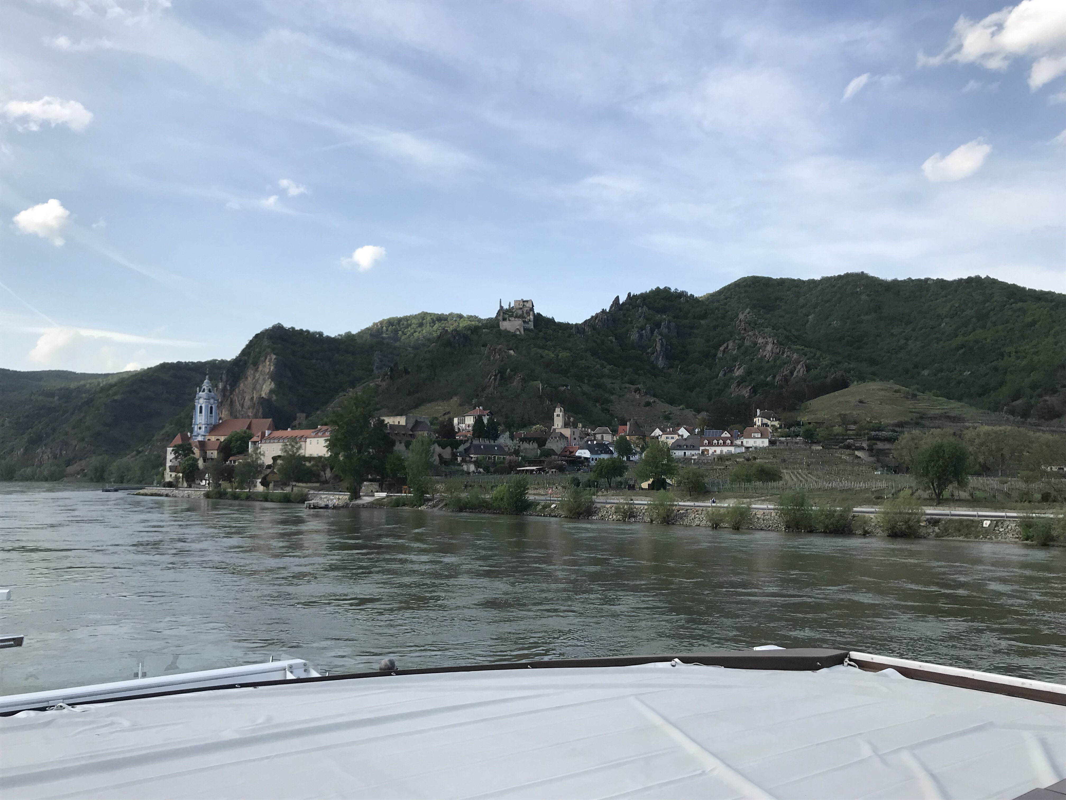 Scenic Danube cruising